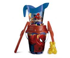 Divertoys – Seau Château avec Motif Spiderman et arrosoir (Mondo 312013)
