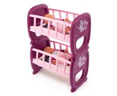 Smoby - 220345 - Baby Nurse - Berceau A Barreaux Jumeaux pour Poupon