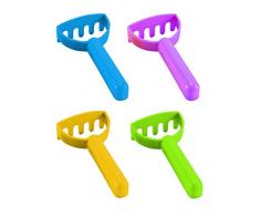 Hape International e8085 Baby Râteau, 4 pièces. Couleurs Assorties