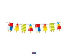 Folat Guirlande de fanions Sommer ensoleillée Amusant 10 m