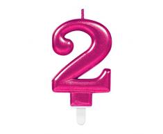 Amscan 9901784 Bougie Celebration 2 ans