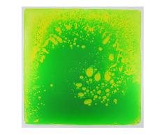 Kögler 23345 Tapis Liquid Floor Env. 50 x 50 x 0,7 cm, Vert/Jaune