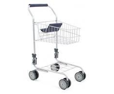 Bayer Chic Chariot de Courses en métal avec siège de poupée intégré, Excellent ajout au Magasin.