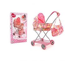 Globo Jouets Globo – 37369 66 cm Bimbo Fauteuil Roulant avec Panier et Sac