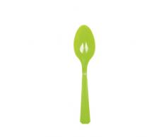 Amscan 552288-53 Lot de 10 cuillères en plastique Vert kiwi