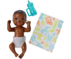 Barbie Famille Skipper baby-sitter, petite figurine bébé et accessoires, jouet pour enfant, FHY82