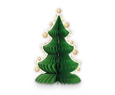 Folat 60482 Décoration de Noël en nid dabeille Vert 30 cm