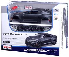 Bburago Maisto France- BBURAGO MAISTO FRANCE-M39512-Maquette-Kit Métal Chevrolet Camaro ZL1 1/24 Vehicule Miniature, M39512, Multicolore
