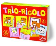 Vilac - 2501 - Jouet en Bois - Trio Rigolos