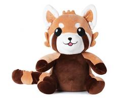 corimori 1849 (Plusieurs Modèles) Ponva Le Panda Roux Jouet Figurine, Animal Rembourré En Peluche, Environ 30cm - Marron