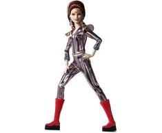 Barbie Signature poupée de collection David Bowie en tenue Ziggy Stardust, jouet collector, FXD84