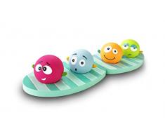 Escabbo- Jouet de Bain, EZ15142, Bleu, Rose, Orange, Vert