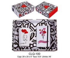 RM- Mug avec Message et carnet Love,mi Rincon Favorito Sets de matériel Scolaire (1)