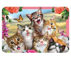 Howard Robinson Hr40120 Selfie Chat Set de Table Enfant