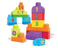 Mega Bloks 1-2-3 On Compte, briques et jeu de construction, 20 pièces, jouet pour bébé et enfant de 1 à 5 ans, DLH85
