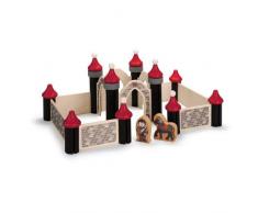 Erzi Erzi41360 Knight Le château de Jouet en Bois