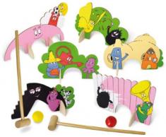 Vilac - 5836 - Jouet en Bois - Croquet - Barbapapa