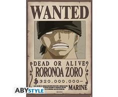 ABYstyle One Piece Poster « Wanted Zoro » (91,5 x 61)