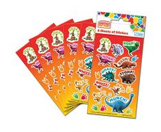 Paper Projects 01.70.15.040 Autocollants de fête Motif Dinosaure