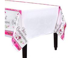 Amscan International 571931 Nappe en plastique imprimée Comm Day Girl