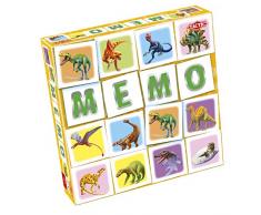 Tactic- Mémo Dinosaure, 55802, Multicolore - Version Anglaise