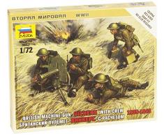 Zvezda - Z6167 - Maquette - Figurine - Mitrailleurs Britanniques 39-43