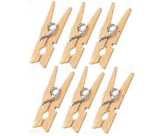 Melody Jane Cuisine Maison Poupées Miniature Jardin 1:6 Accessoire Ressort Bois Vêtements Chevilles