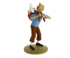 Moulinsart Figurine en résine Tintin Portant à Milou (42194)