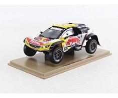 Spark- Voiture Miniature de Collection, S5620, Jaune/Bleu/Rouge