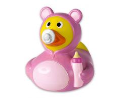 Dochsa Z872375 Canard de Bain Bébé Rose Multicolore - version allemande