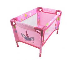 Dimian- Lit de Voyage pour Poupées, BD1853, Rose