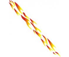Eulenspiegel 105818 Pochoir Autocollant Motif Flamme