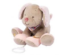 Nattou Peluche Musicale Chien Lali, Iris et Lali, 21 x 20 x 10 cm, Beige