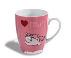 NICI 41790 Theodor in Love Tasse en Porcelaine Motif Licorne Merry Heart Forever 8 x 10 cm
