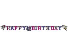 amscan - 552518 - Guirlande Happy Birthday Monster High 2 - 180 x 15 cm