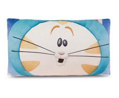NICI 44246 Coussin rectangulaire, Chaton Capuche, Bleu 43 x 25 cm (Paf Le Chien)
