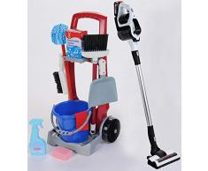 klein- Bosch Chariot de ménage avec aspirateur, 6096