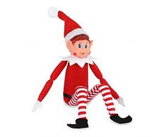 eBuyGB Elfes sur Les étagères – de Noël pour Enfants de Noël Naughty Nice Cadeau Jouet Décoration intérieure (Elf Uniquement)