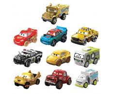 Disney Pixar Cars mini-véhicules Derby, pack de 10 petites voitures miniatures, jouet pour enfant, GKG09