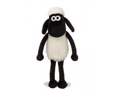 Shaun the Sheep, Noir et Blanc, 61173 Peluche, 20 cm, Convient aux Adultes et aux Enfants