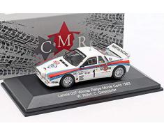 CMR- Voiture Miniature de Collection, WRC009, Blanc/Bleu/Rouge
