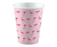 amscan 9903327 Flamingo Paradise Tasse Multicolore 250 ML