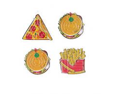 Unique Party 84759 - Jouets pour Pochette Cadeau - Mini Labyrinthe Bille - Sac de 4