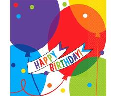 Amscan International 1 781 992,9 cm Brillant Imprimé Serviette de Table