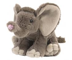 Wild Republic Republic-10831 Peluche Éléphant dAfrique Cuddlekins Mini, Jouets, 20cm, 10831, Gris