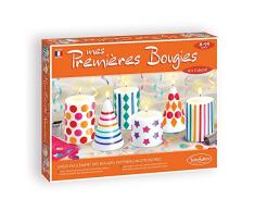 Sentosphère- Kit créatif Mes premières Bougies, 2359, Orange