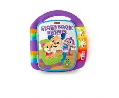 Fisher-Price Cdh26 Livre électronique de bébé pour Rire et Apprendre, comptines, Jouet éducatif avec Mots, Lettres et Chiffres, pour Enfant de 6 Mois et Plus