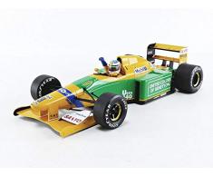 Minichamps- Voiture Miniature de Collection, 113920119, Jaune/Vert