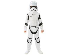 Rubies - Déguisement Officiel - Star Wars - Déguisement Classique Enfant Stormtrooper Star Wars Vii - Taille M - CS820267/M