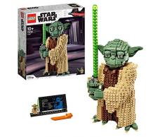 LEGO- Yoda-Maître Jedi à Construire et Collectionnner Inspiré du Film Star Wars Épisode 2 Jouet Enfant à Partir de 10 Ans Jeux de Construction, 75255, Multicolore